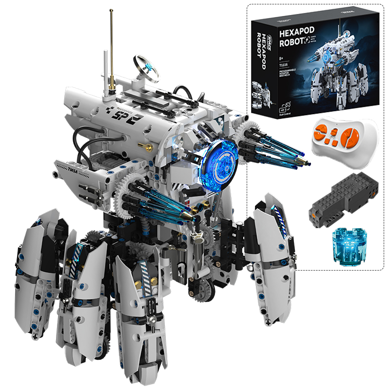 Science Robotics - Robot Hexápodo de Programación Técnica, Bloques