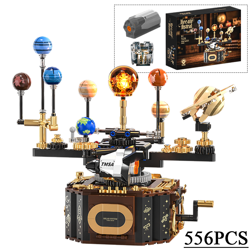 Solar System Orrery - Bloques de Construcción Creativos del Sistema