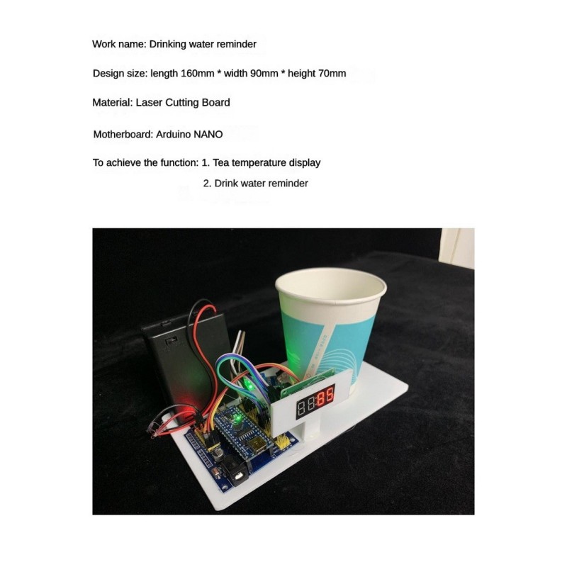 Robot recordatorio de agua y b - Science Robotics reseña y precio